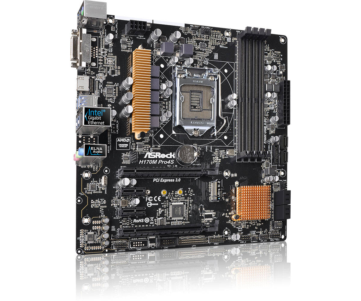 Asrock h170m pro4 обзор